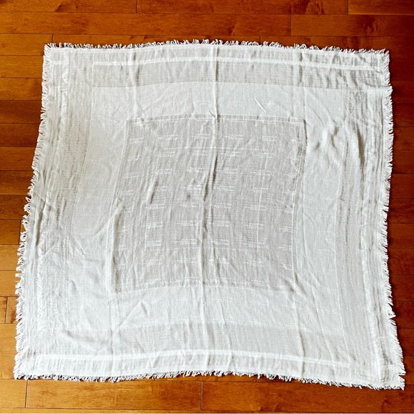 Aritzia Wilfred cotton blanket scarf - Picture 6 of 6